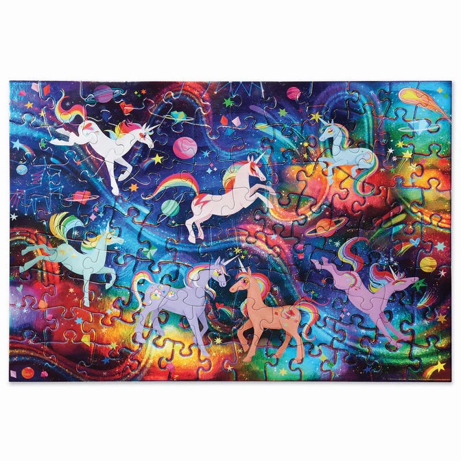 100pc Holographic Puzzle - Unicorn Galaxy