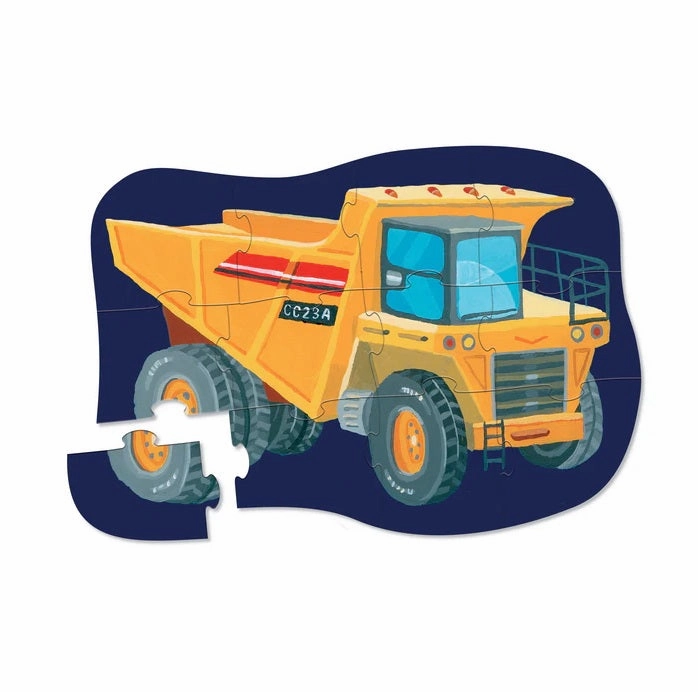 12 pc Mini Puzzle - Construction Zone