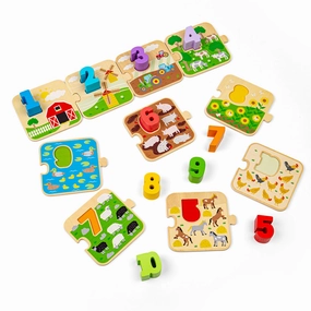 1-10 Tile Puzzle - DAMAGED BOX