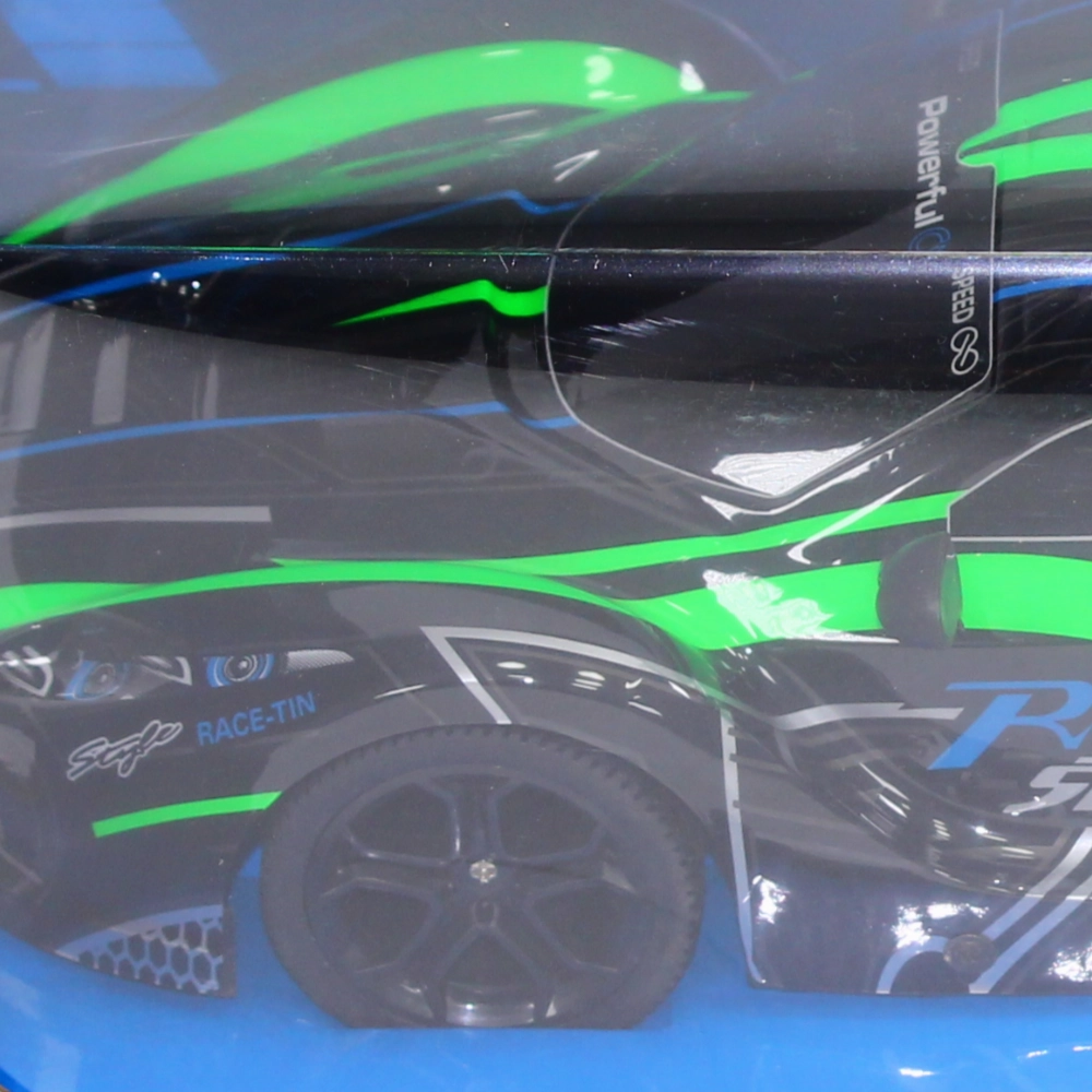 1:12 Scale High-Speed Drift Racing Car  Remote Control Toy for Kids (Green)