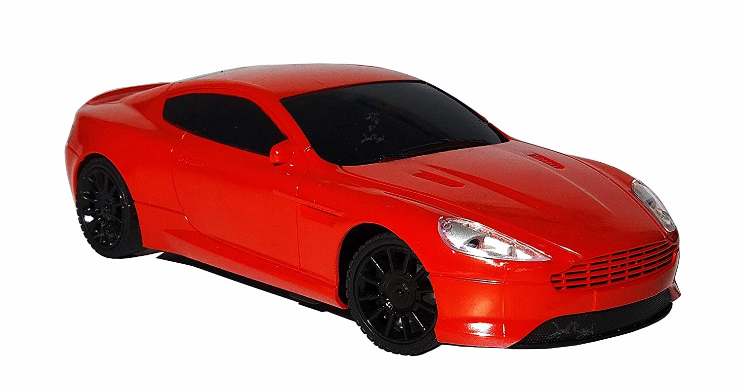 1:20 RC CAR RED WITH LIGHTS AND BATTERY INCLUDED