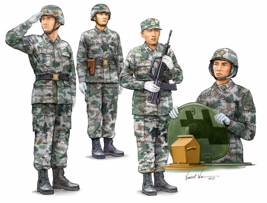 1/35 FG00431 TRUMPETER PLA TANK CREW
