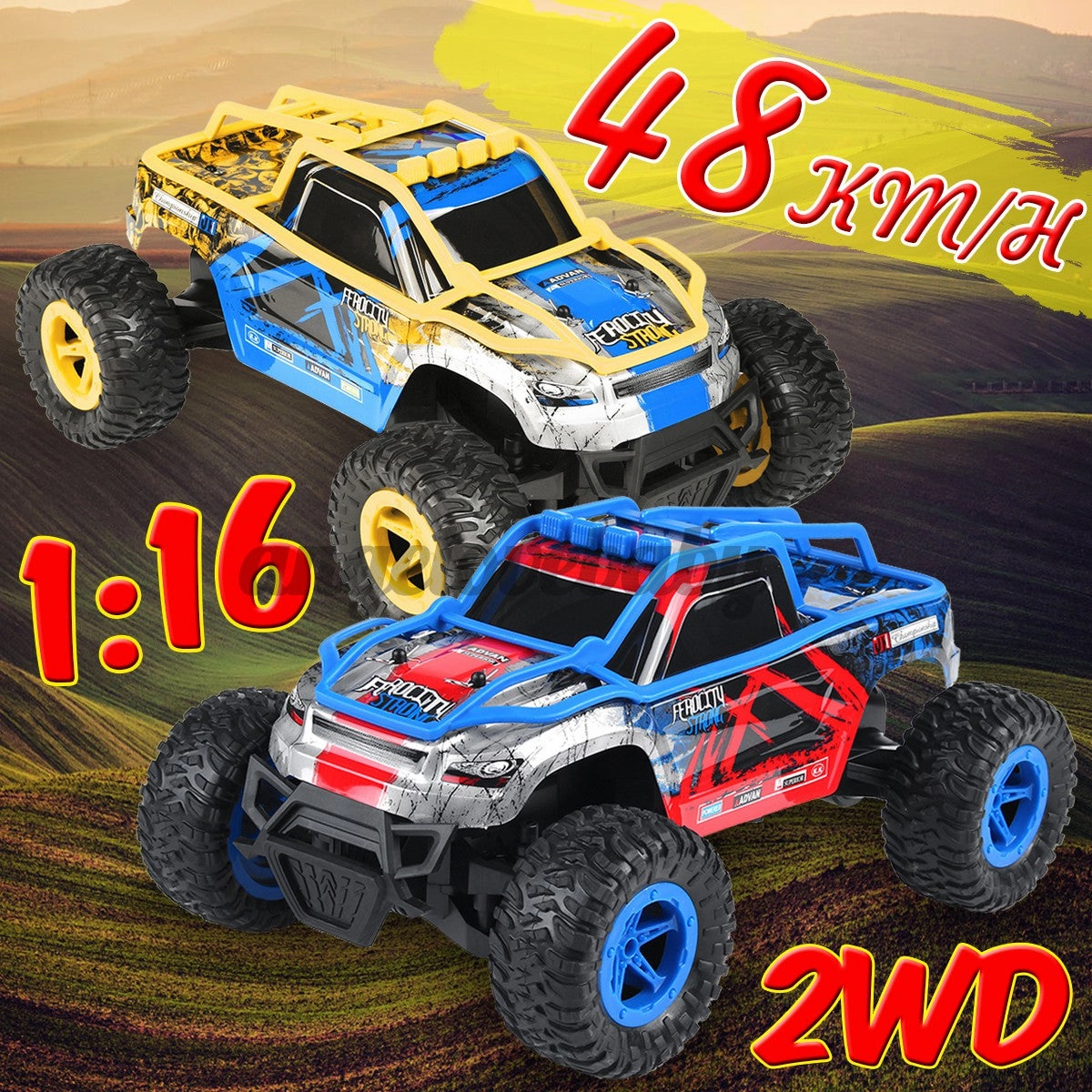 2.4Ghz Remote Controller Race Car Competition Storm Riders Pionner (RTR) 27cm