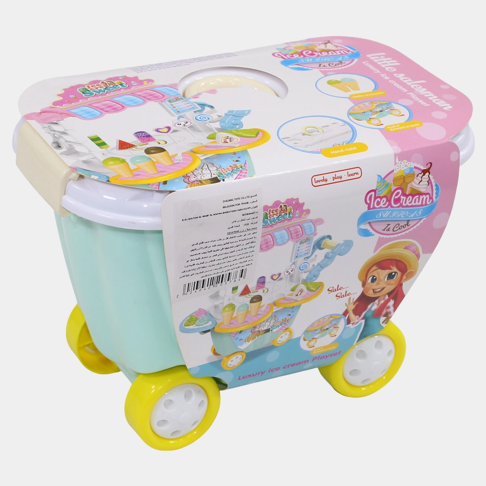32-Piece Ice Cream Cart Play Set