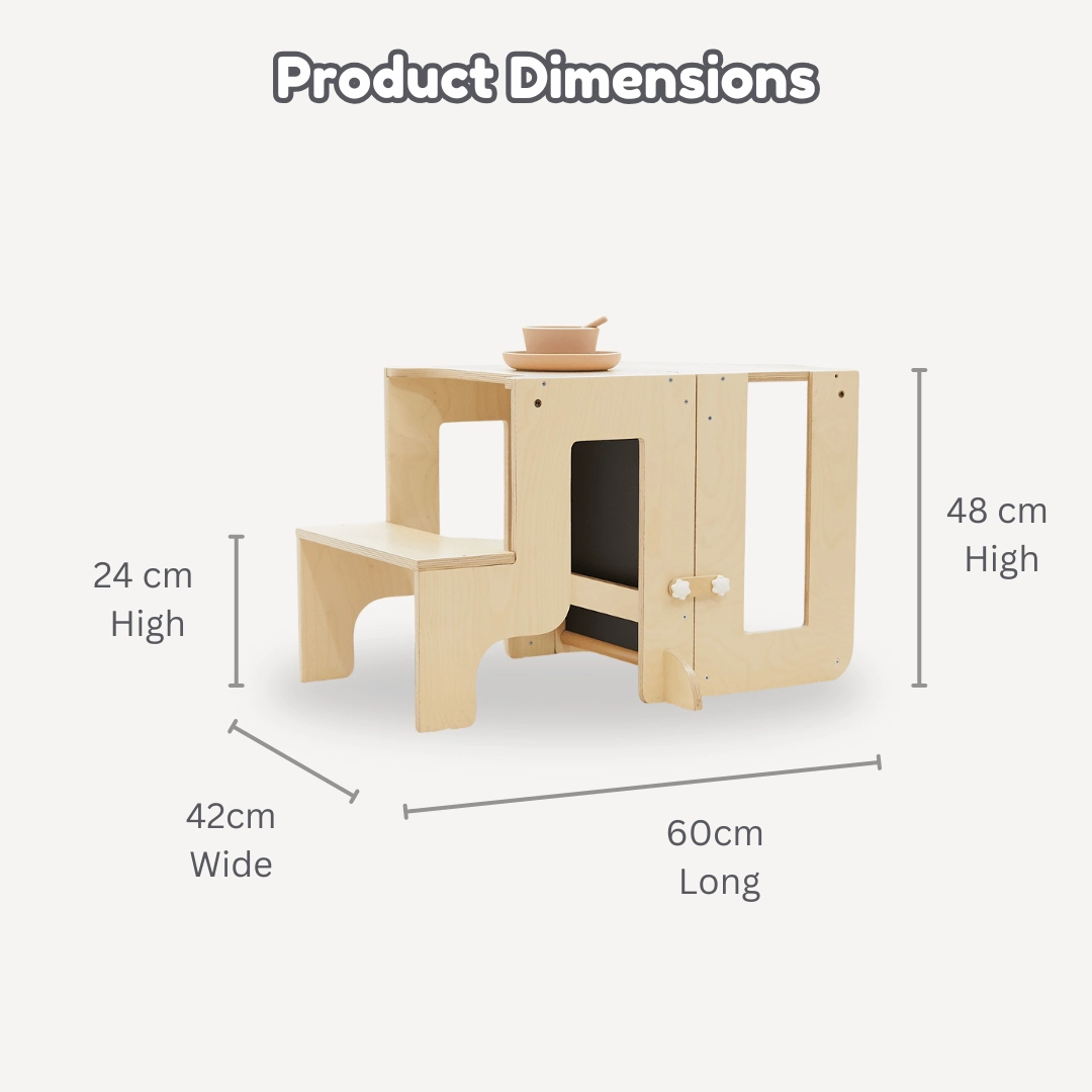 3 in 1 Convertible Learning Tower|Table
