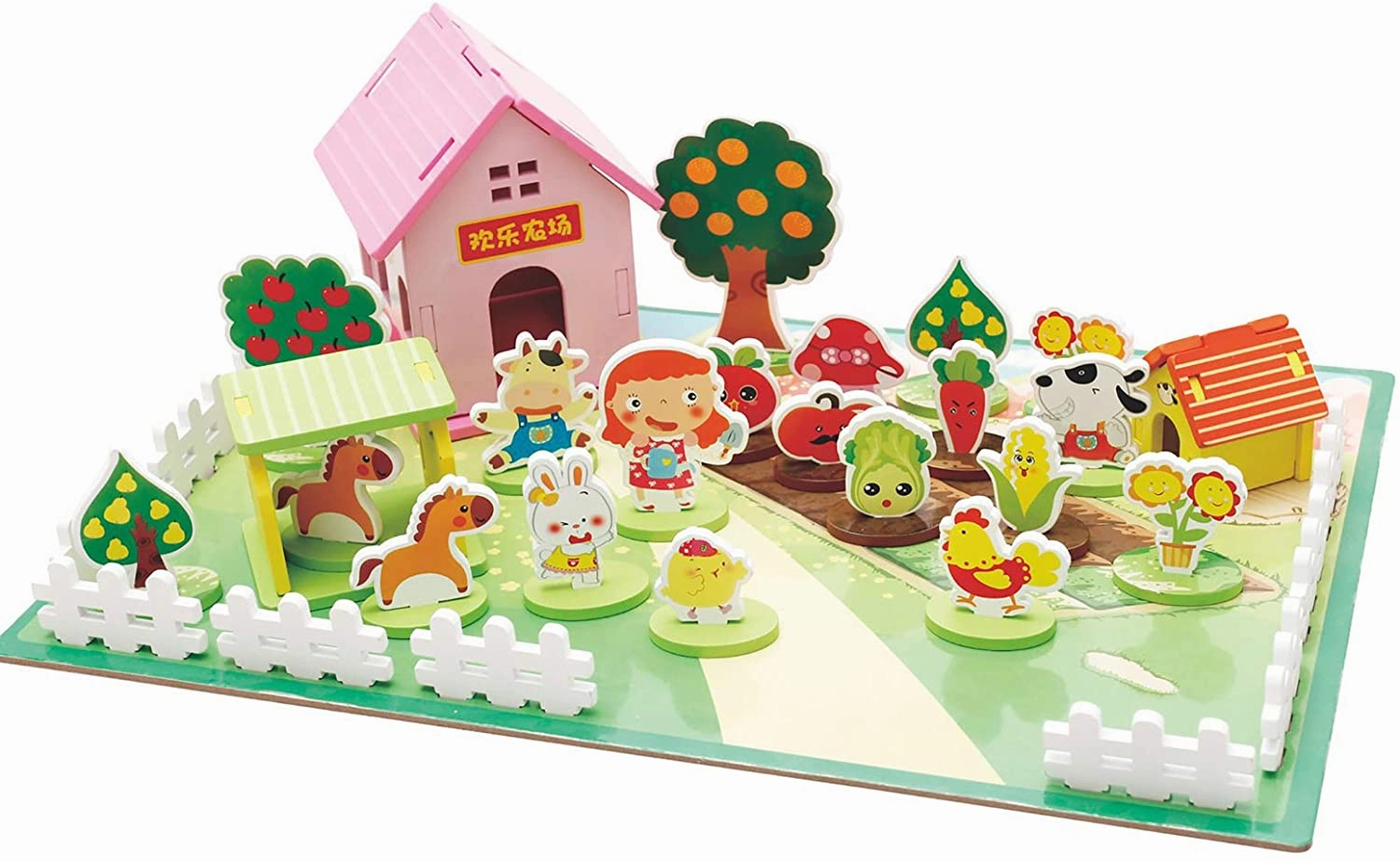 3D Assembly Series farm Wooden Toy
