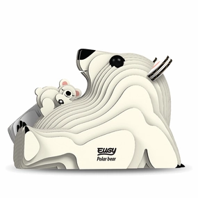 3D Cardboard Model Kit - Polar Bear