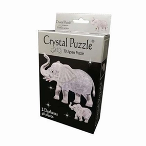 46 pc Crystal Puzzle - 2 Elephants
