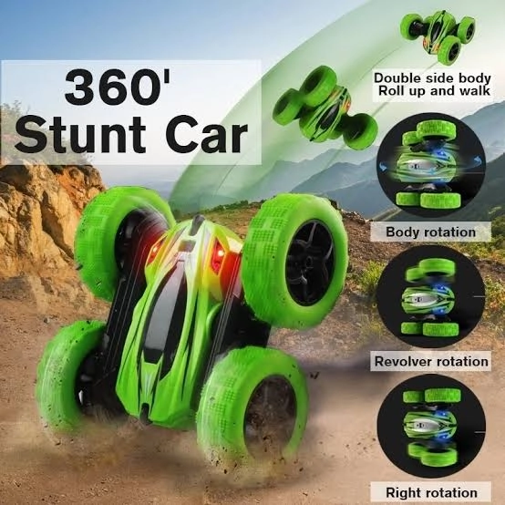 4Ch Remote Control Stunt Drift Deformation Buggy Rock Crawler Roll Car