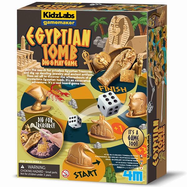 4M Kidzlabs Gamemaker / Egyptian Tomb Dig & Play Game