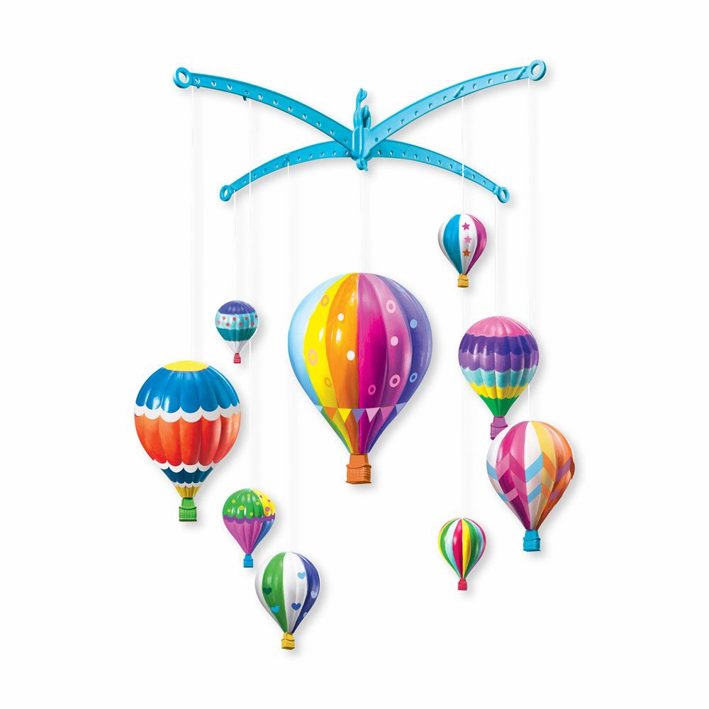 4M Kidzmaker/Paint Your Own Hot Air Balloons Mobile