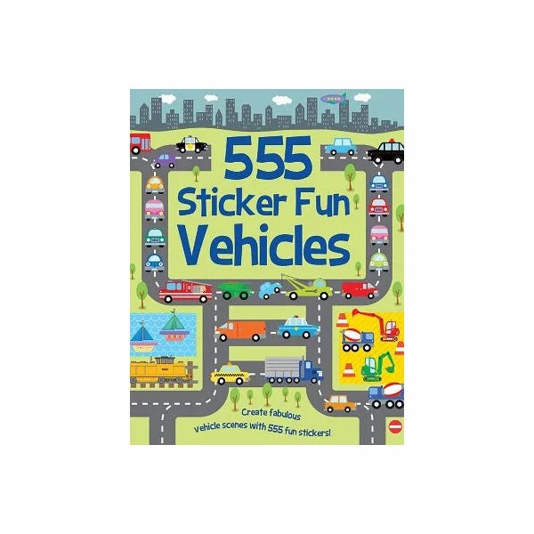 555 Sticker Fun Vehicles