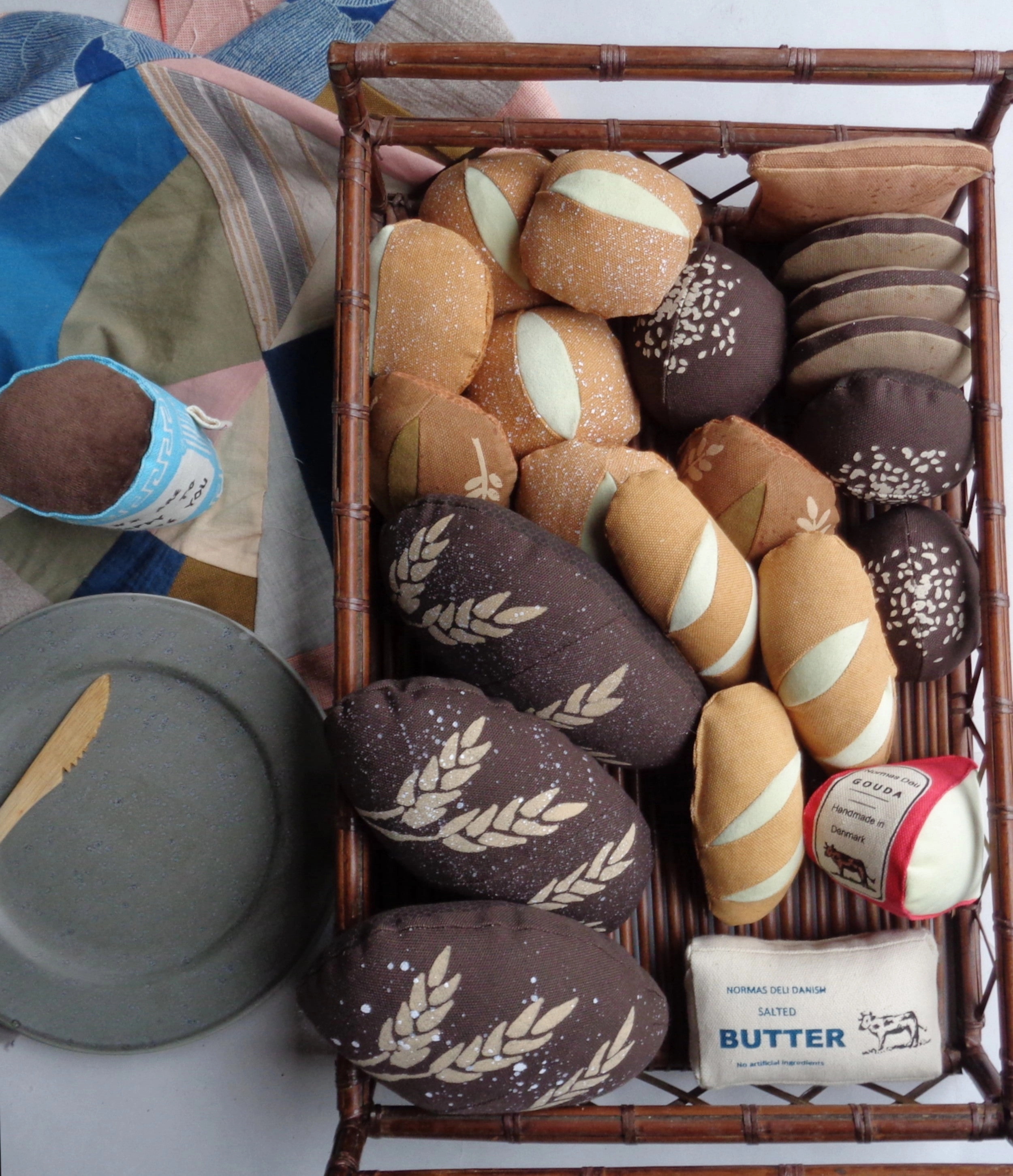 5 Piece normas bread selection