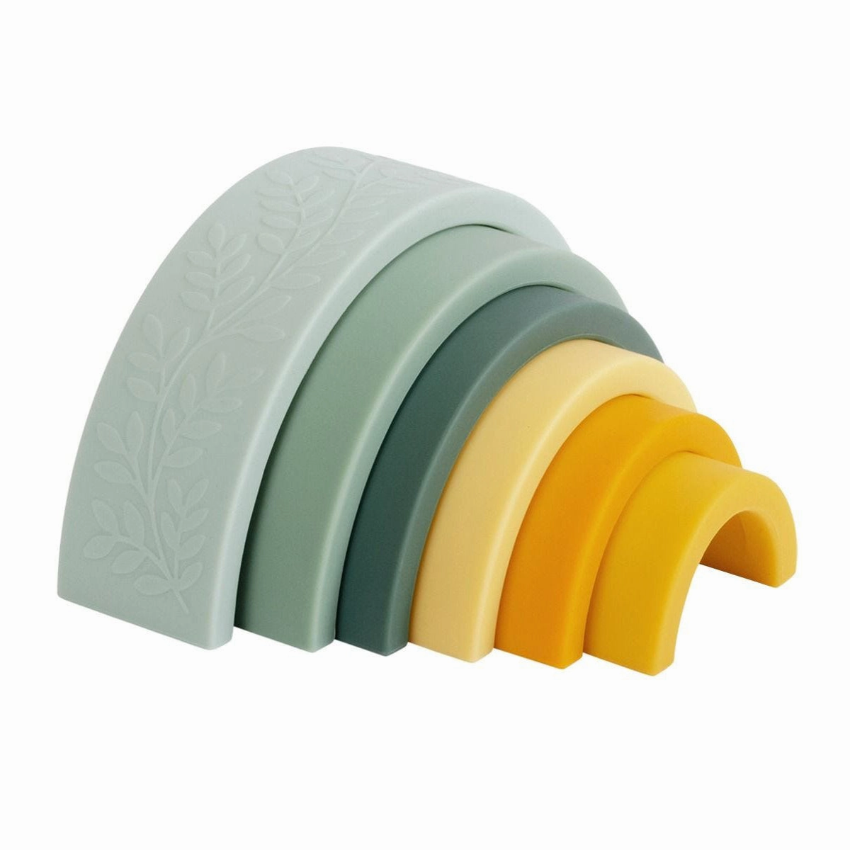 A Little Lovely Company Rainbow Stacking Toy: Sage