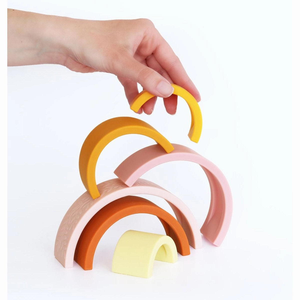 A Little Lovely Company Rainbow Stacking Toy: Sunset