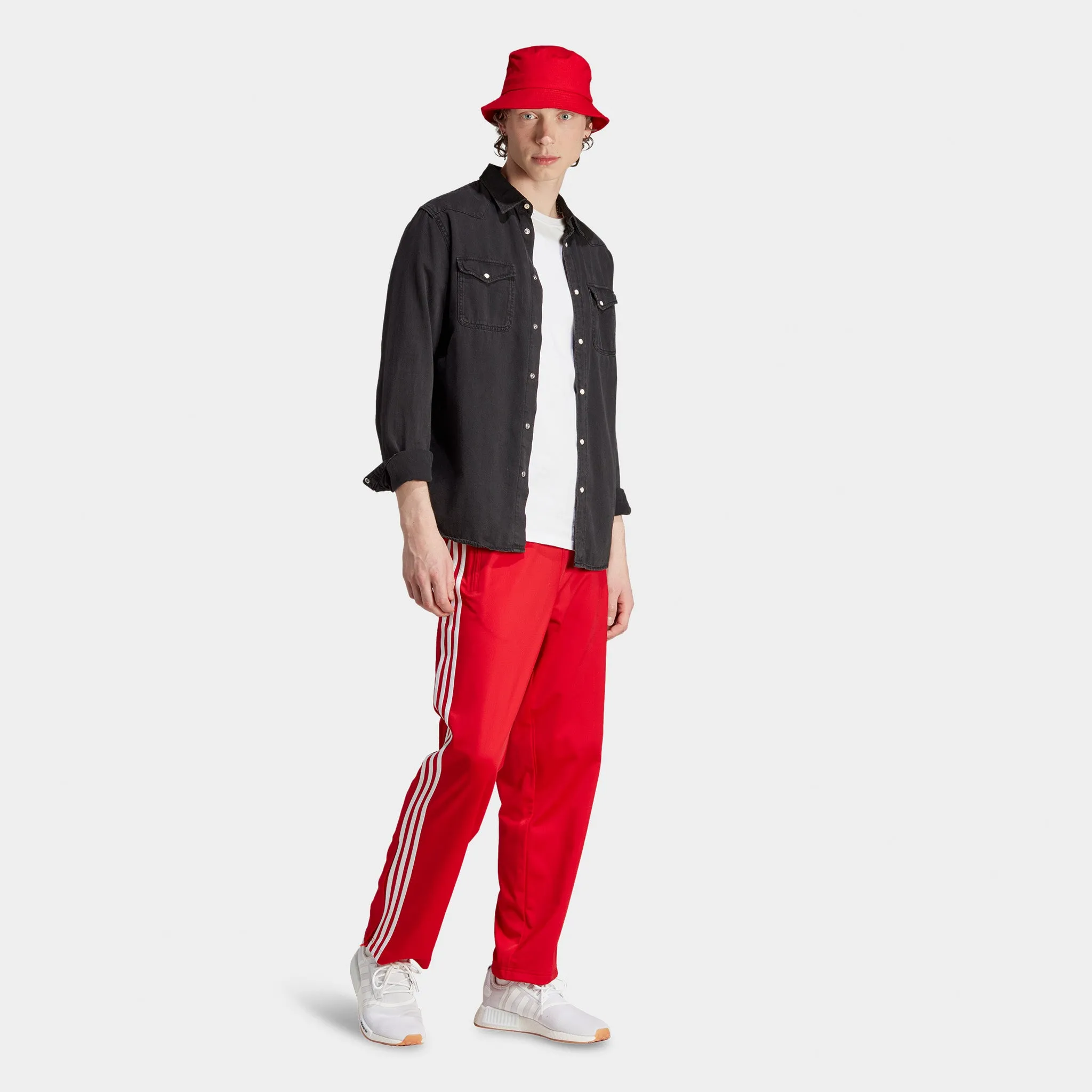 Adidas Adidas Originals Adicolor Firebird Track Pants Better Scarlet / White
