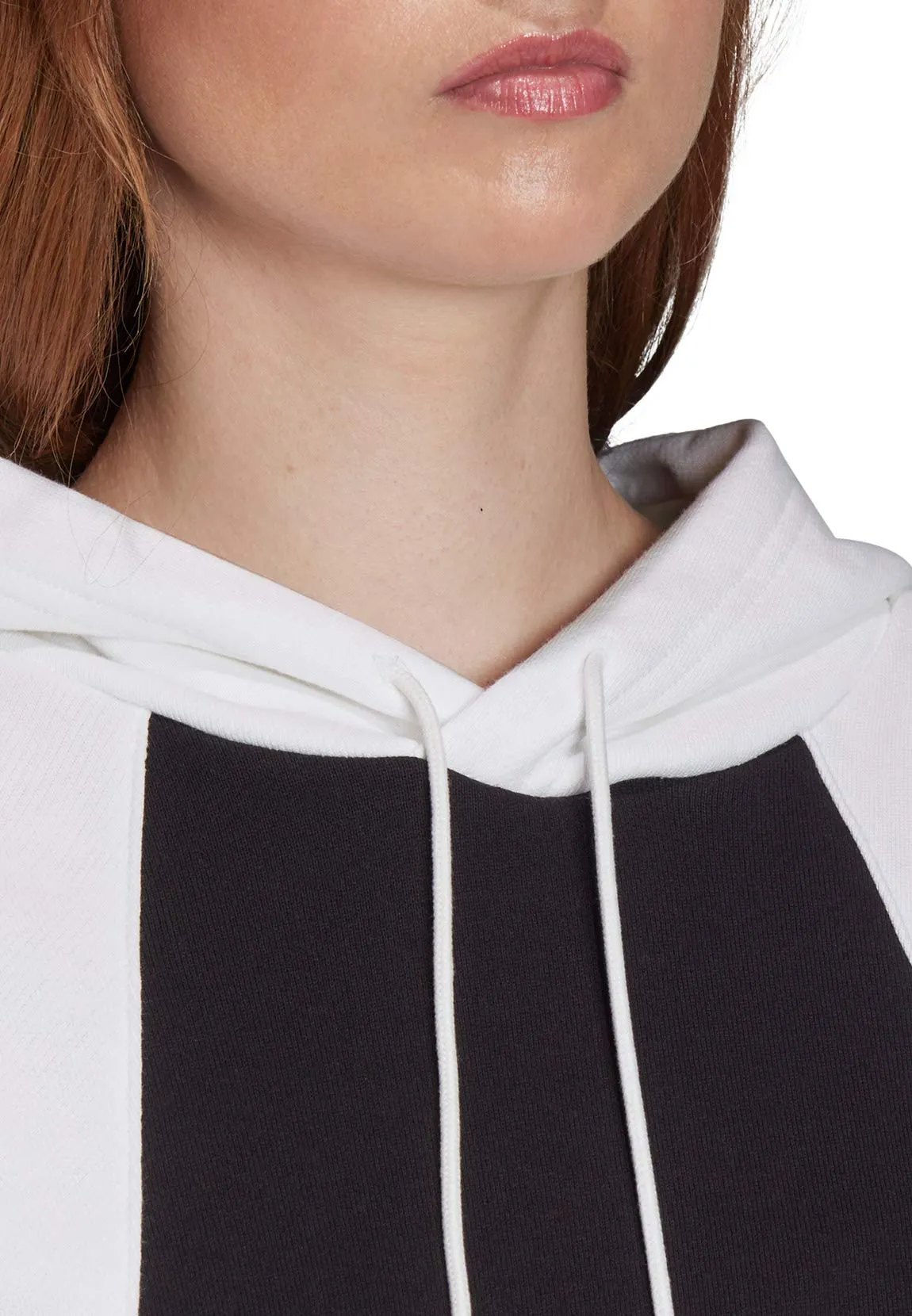 Adidas Damen Sweatshirt LRG LOGO HOODIE, weiß (white/Black), 38 Nike Clothing