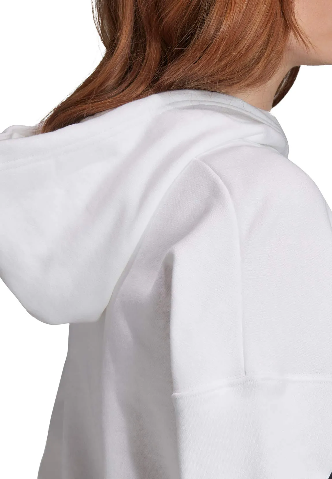 Adidas Damen Sweatshirt LRG LOGO HOODIE, weiß (white/Black), 38 Nike Clothing