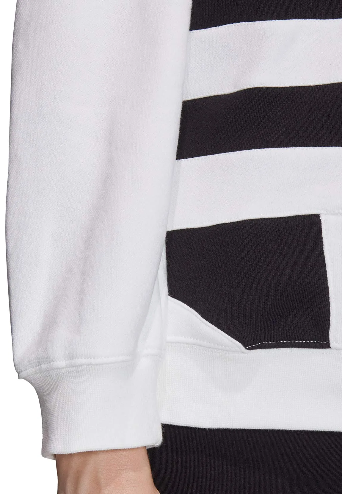 Adidas Damen Sweatshirt LRG LOGO HOODIE, weiß (white/Black), 38 Nike Clothing