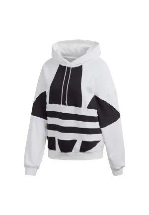 Adidas Damen Sweatshirt LRG LOGO HOODIE, weiß (white/Black), 38 Nike Clothing