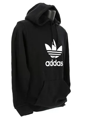 adidas FELPA TREFOIL HOODIE DT7964 NERO UOMO S Nike Clothing