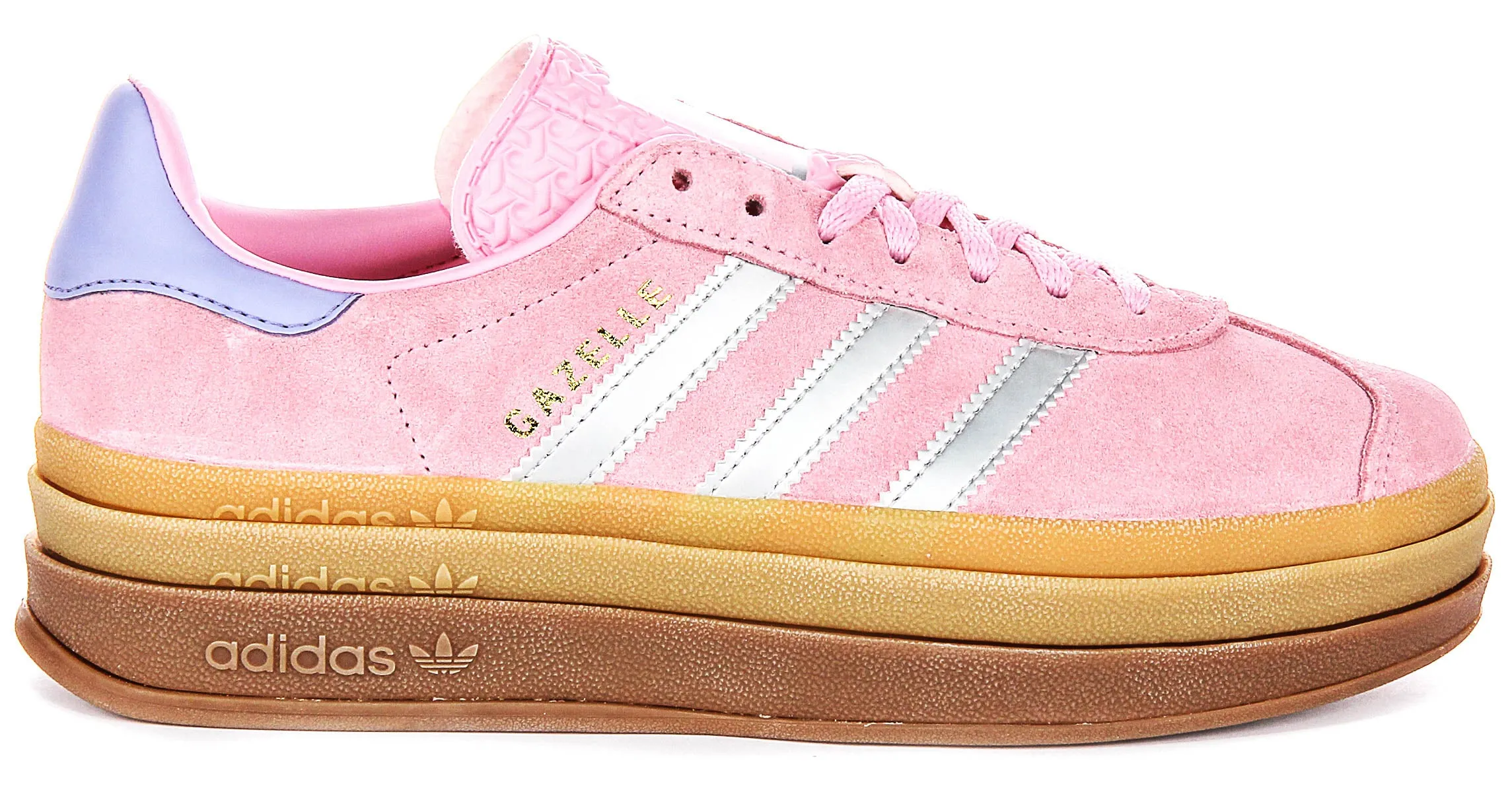 Adidas Gazelle Bold J In Pink Purple For Youth Shoes Adidas