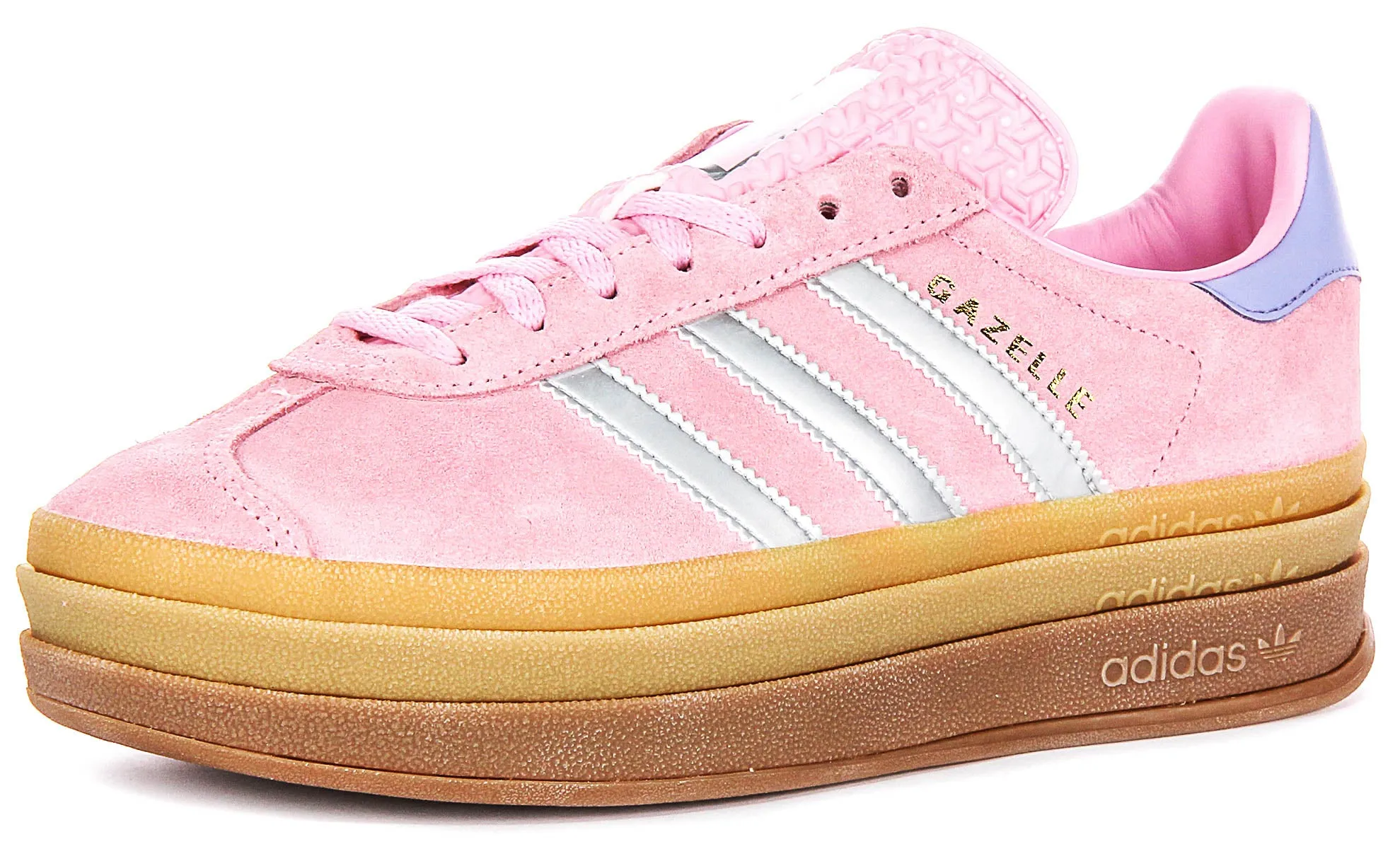 Adidas Gazelle Bold J In Pink Purple For Youth Shoes Adidas