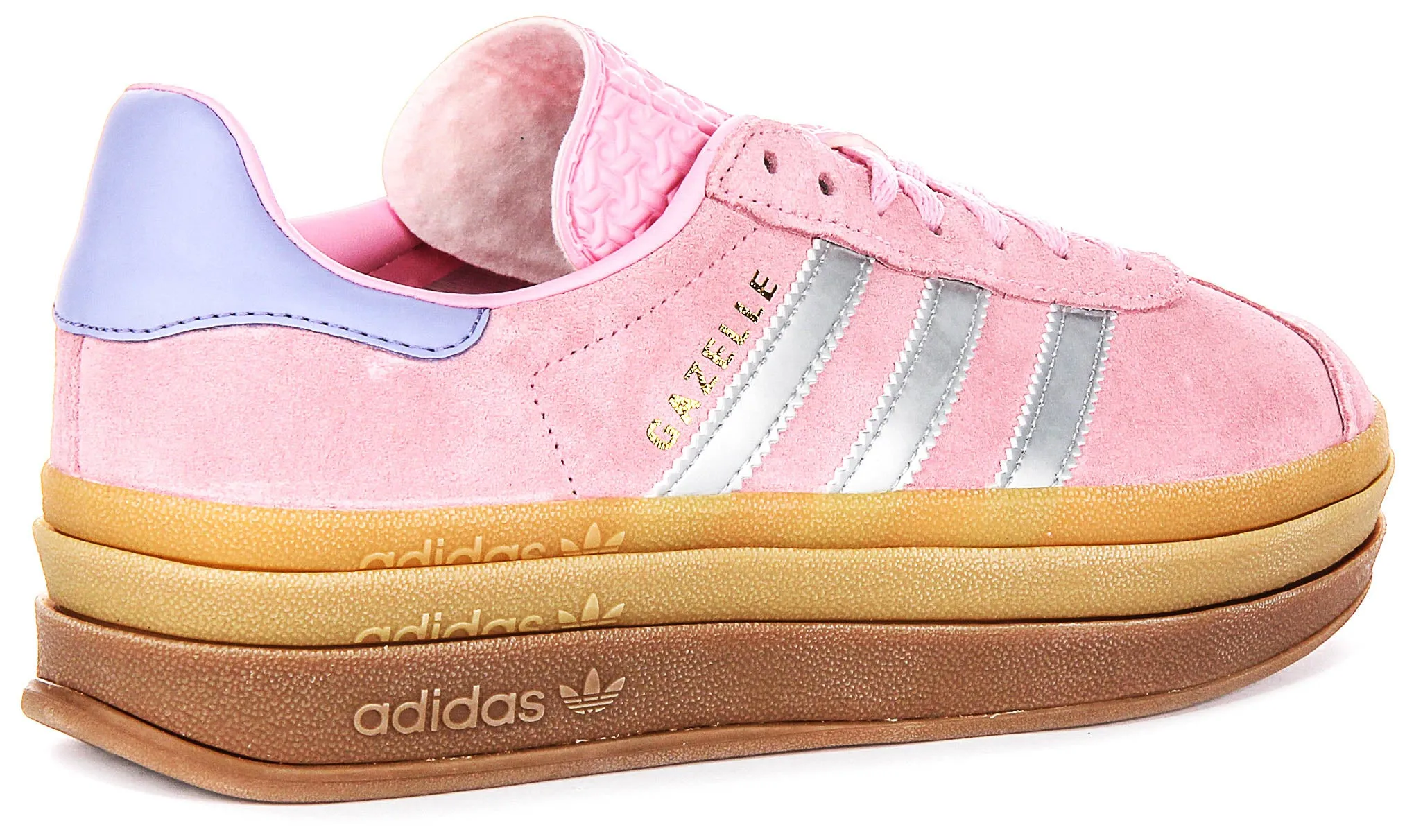 Adidas Gazelle Bold J In Pink Purple For Youth Shoes Adidas