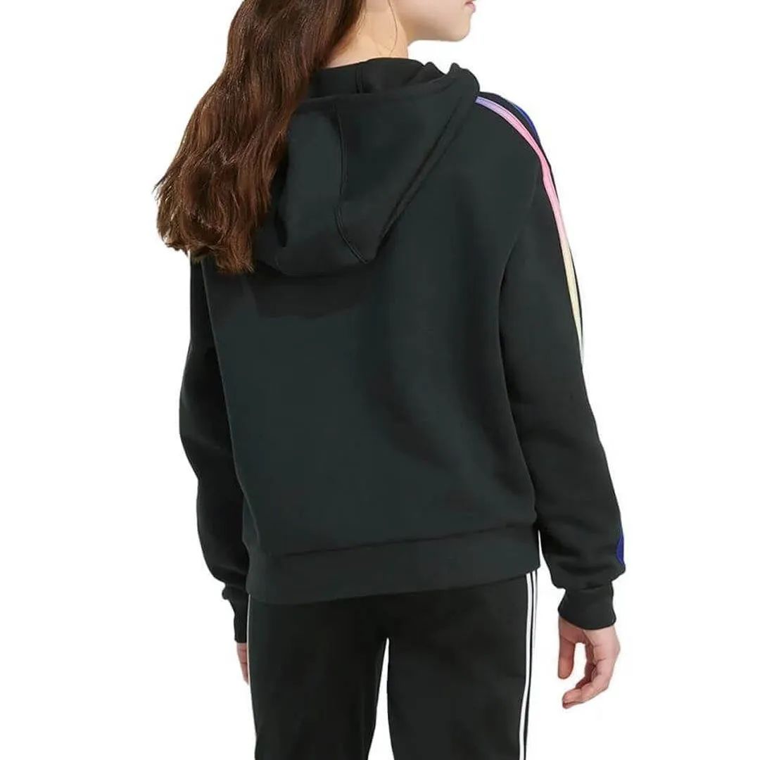 adidas - Girls' (Junior) Multi 3 Stripe Fleece Hoodie (GA8211)