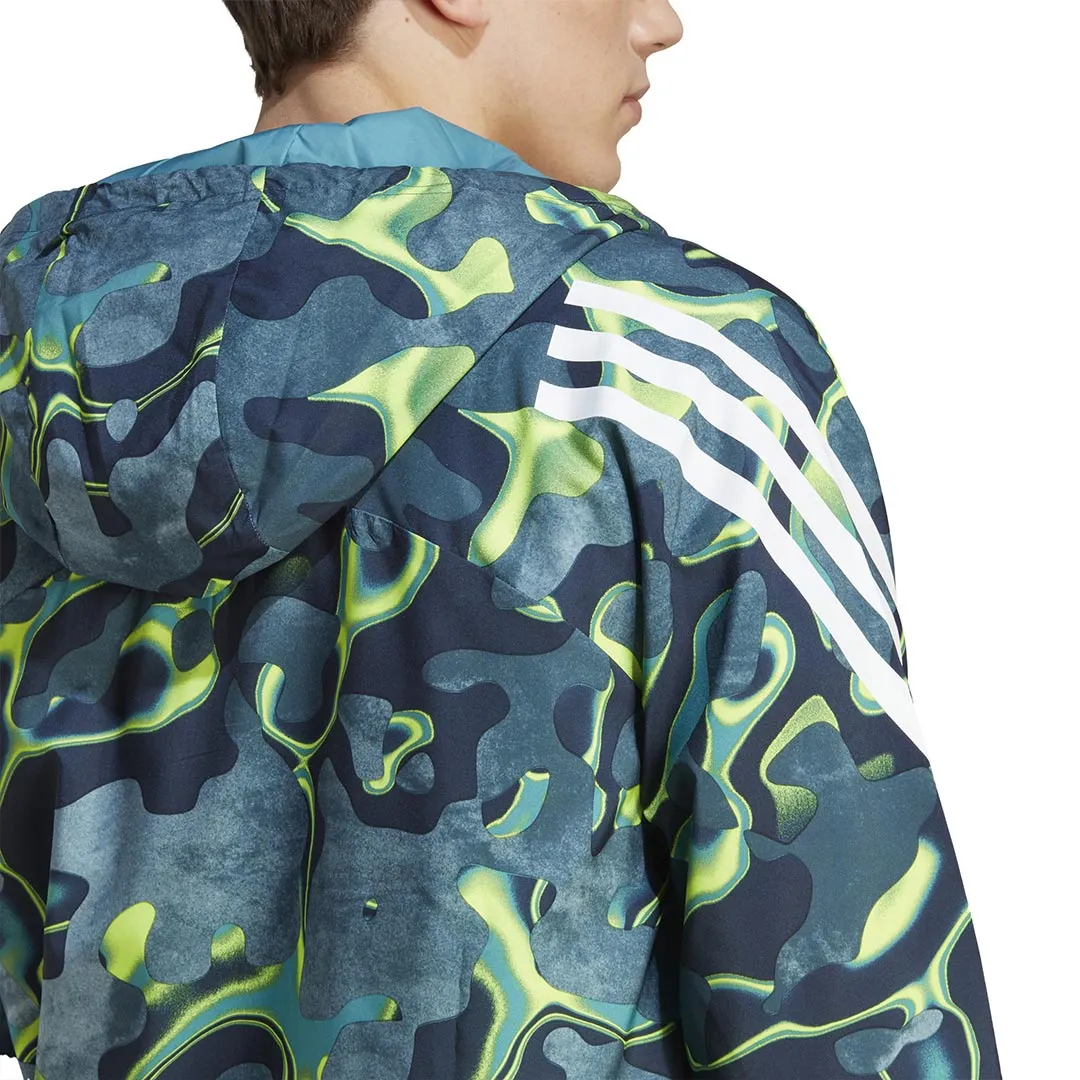 adidas - Men's Future Icons All Over Print Full Zip Hoodie (IJ8844)