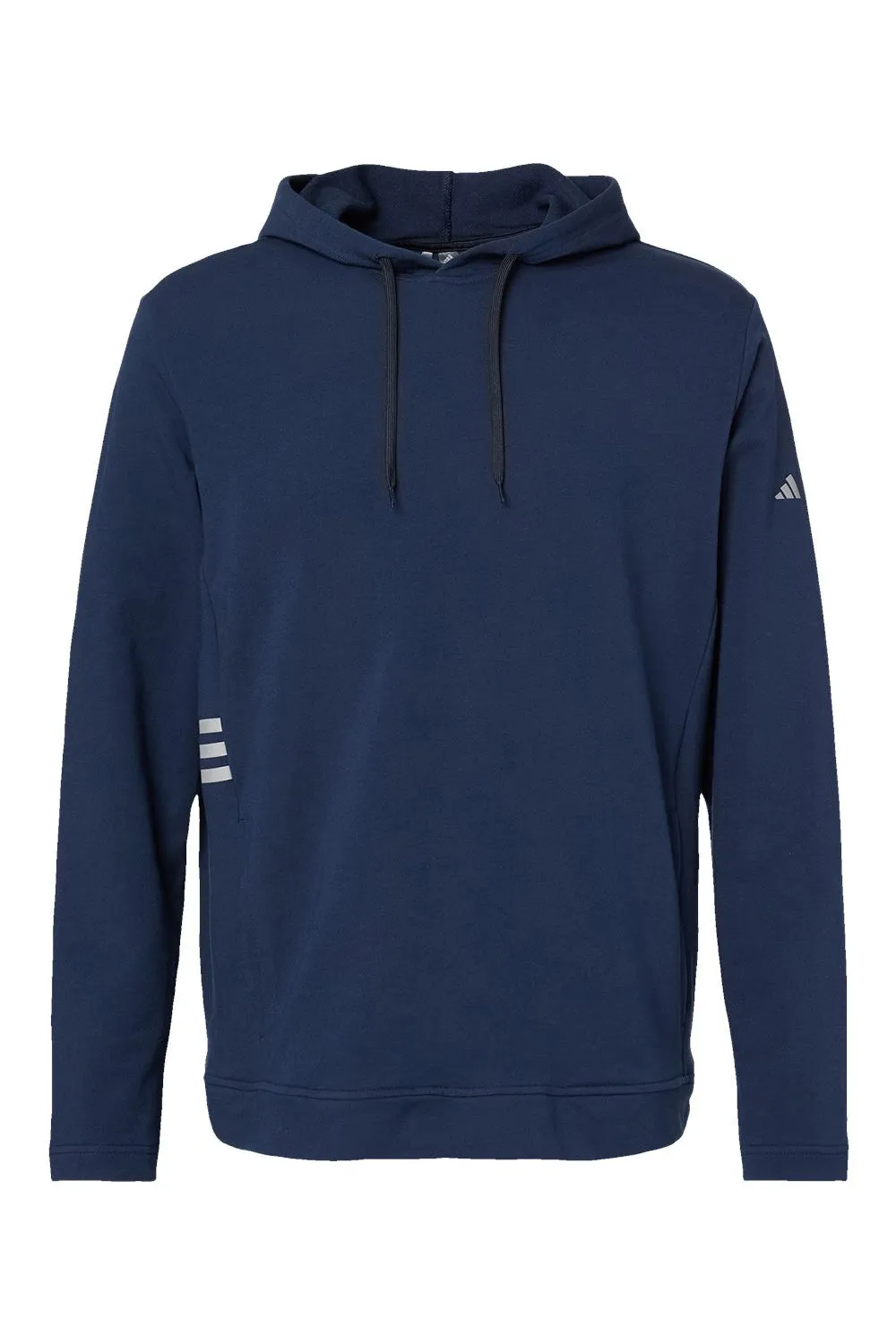 Adidas Mens Hooded Sweatshirt Hoodie w/ Pockets - Collegiate Navy Blue - Closeout
