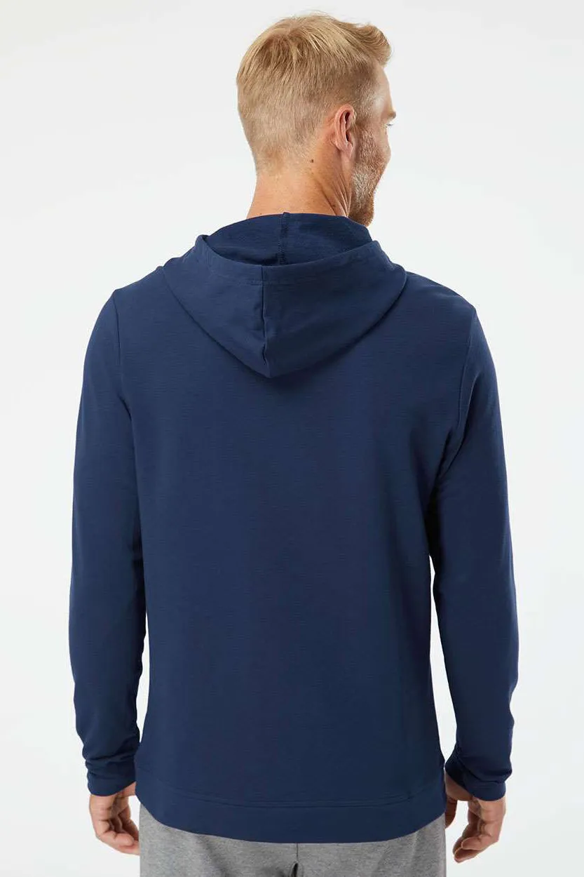 Adidas Mens Hooded Sweatshirt Hoodie w/ Pockets - Collegiate Navy Blue - Closeout