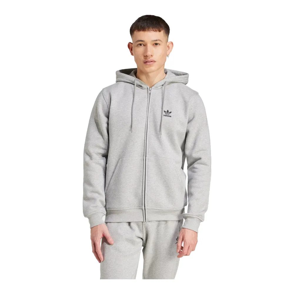 adidas Men's Trefoil Essentials Full-Zip Hoodie Adidas