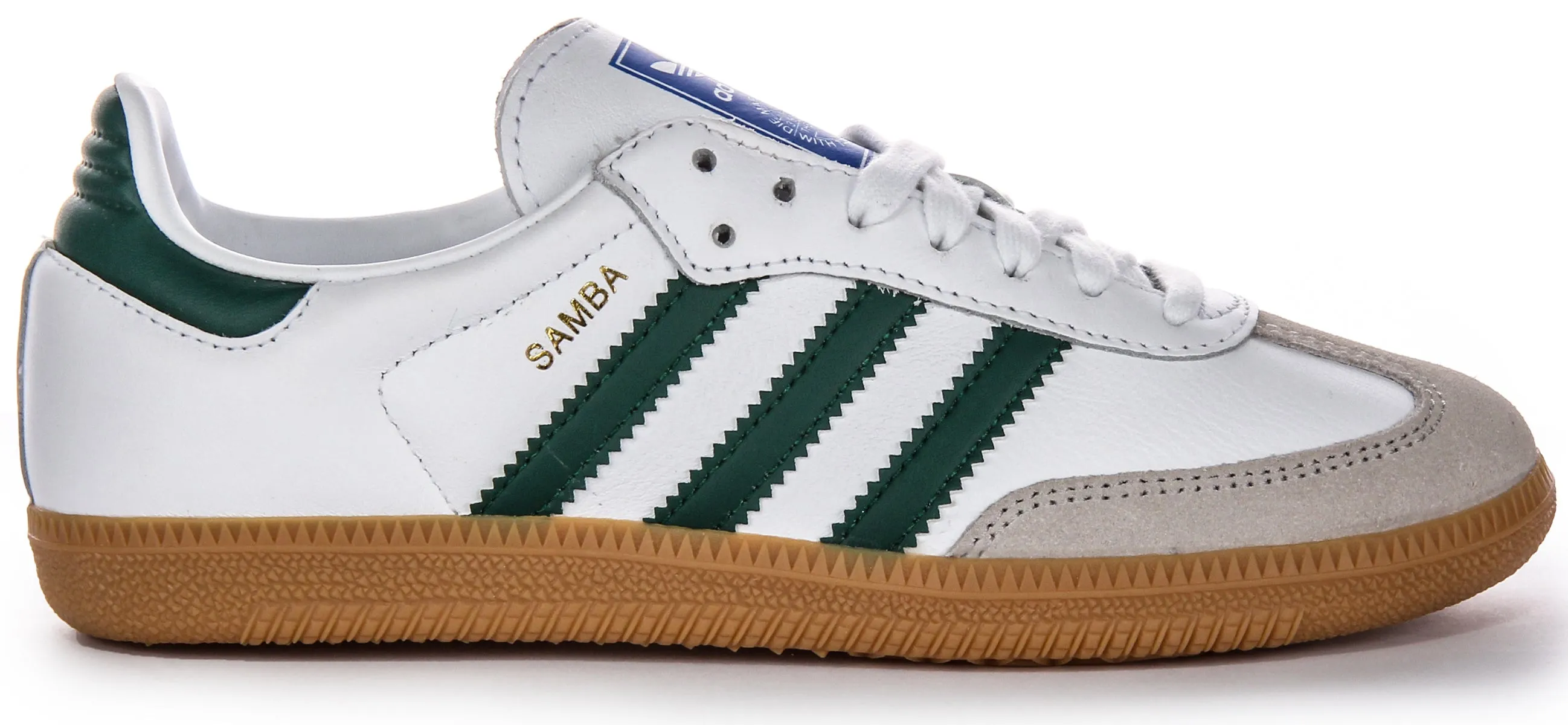 Adidas Samba OG In White Green Shoes Adidas