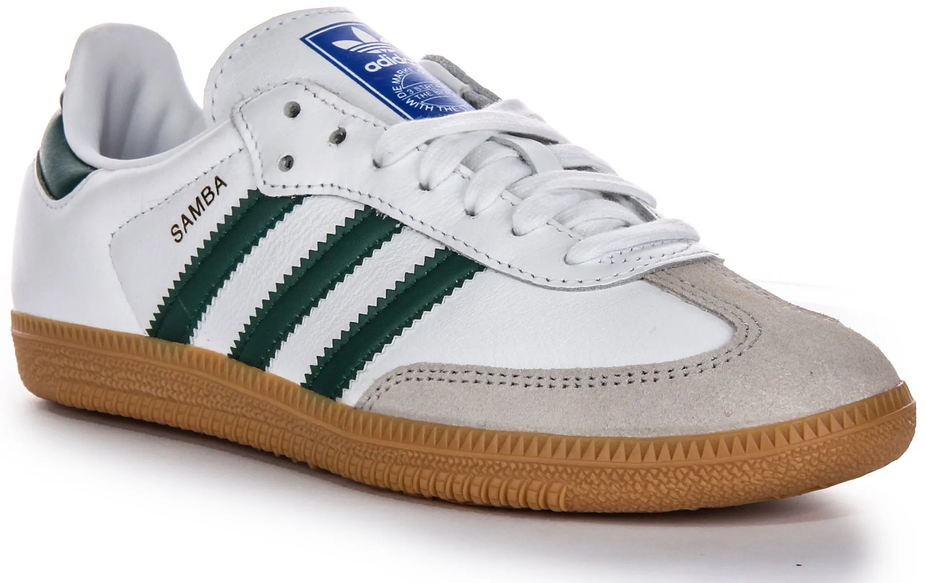 Adidas Samba OG In White Green Shoes Adidas