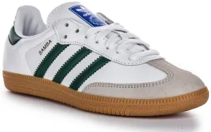 Adidas Samba OG In White Green Shoes Adidas
