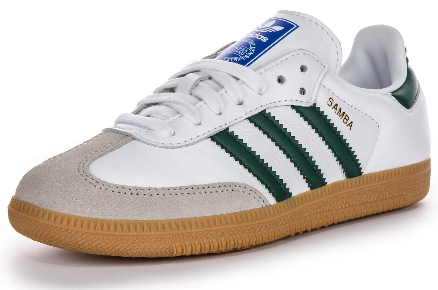Adidas Samba OG In White Green Shoes Adidas