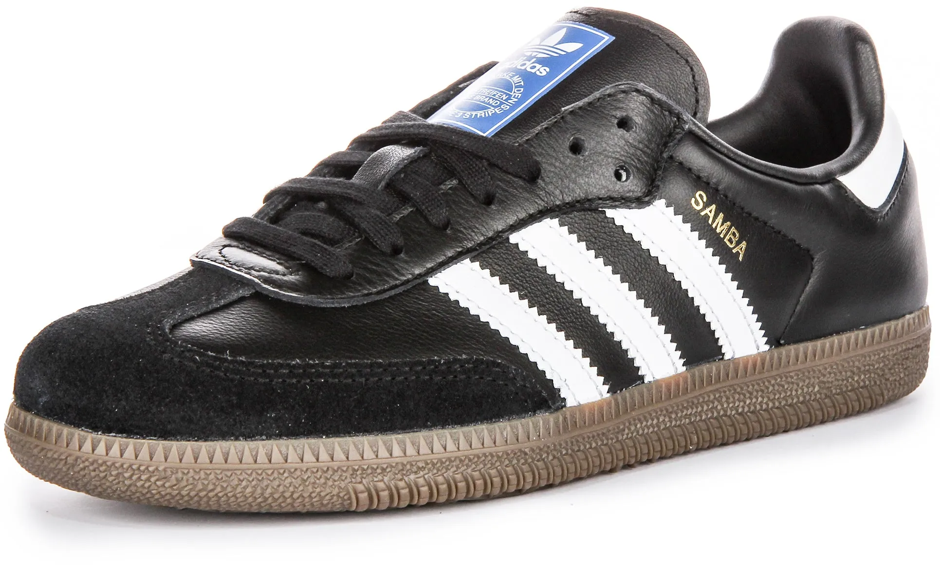 Adidas Samba OG J In Black White For Youth Shoes Adidas