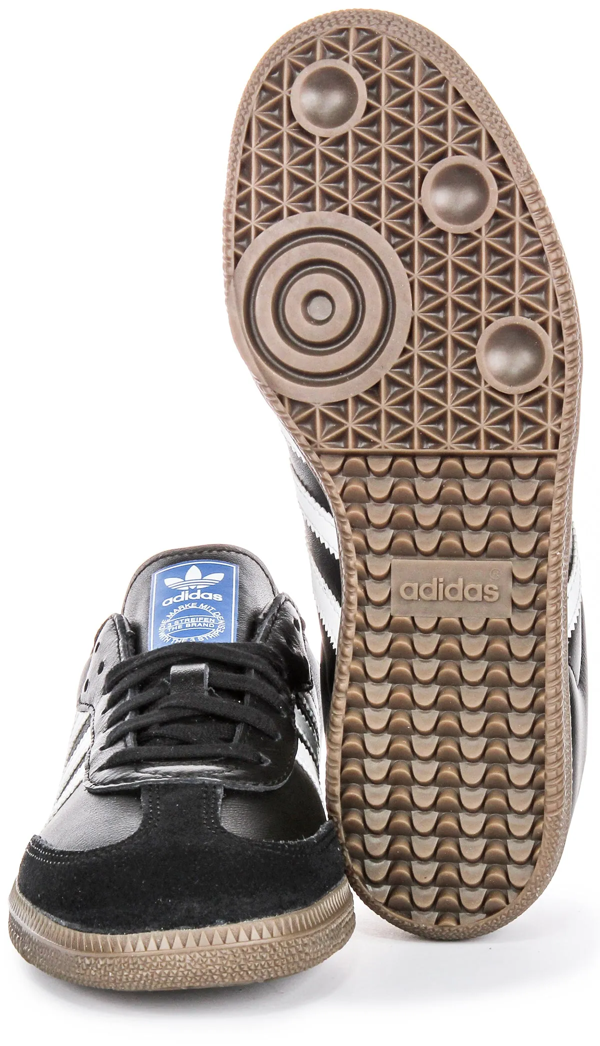 Adidas Samba OG J In Black White For Youth Shoes Adidas