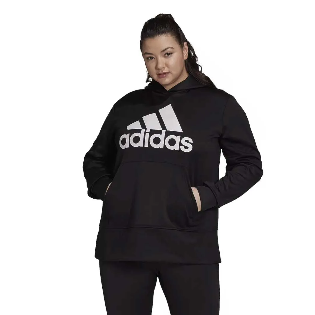 adidas - Women's Badge Of Sport Logo Hoodie (Plus Size) (HI5705)