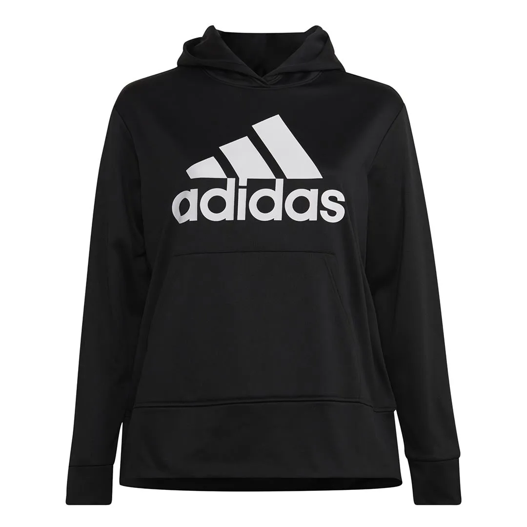 adidas - Women's Badge Of Sport Logo Hoodie (Plus Size) (HI5705)