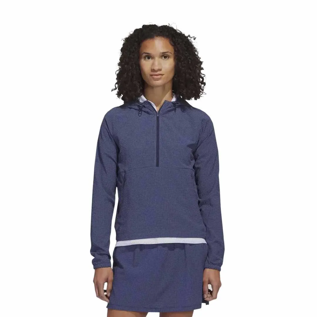 adidas - Women's Seersucker 1/4-Zip Hoodie (HS8971)