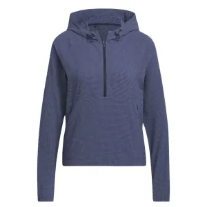 adidas - Women's Seersucker 1/4-Zip Hoodie (HS8971)