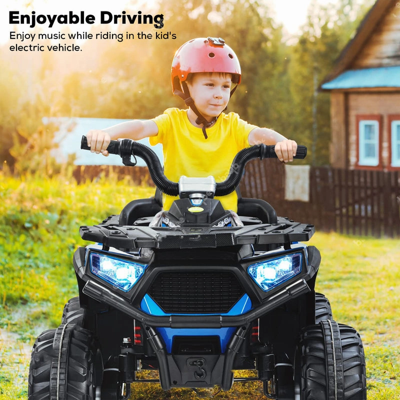 Adventure Master NEL-007: Ultimate Off-Road Thrills Ride-On Bike ATV Quad with 4 Wheels