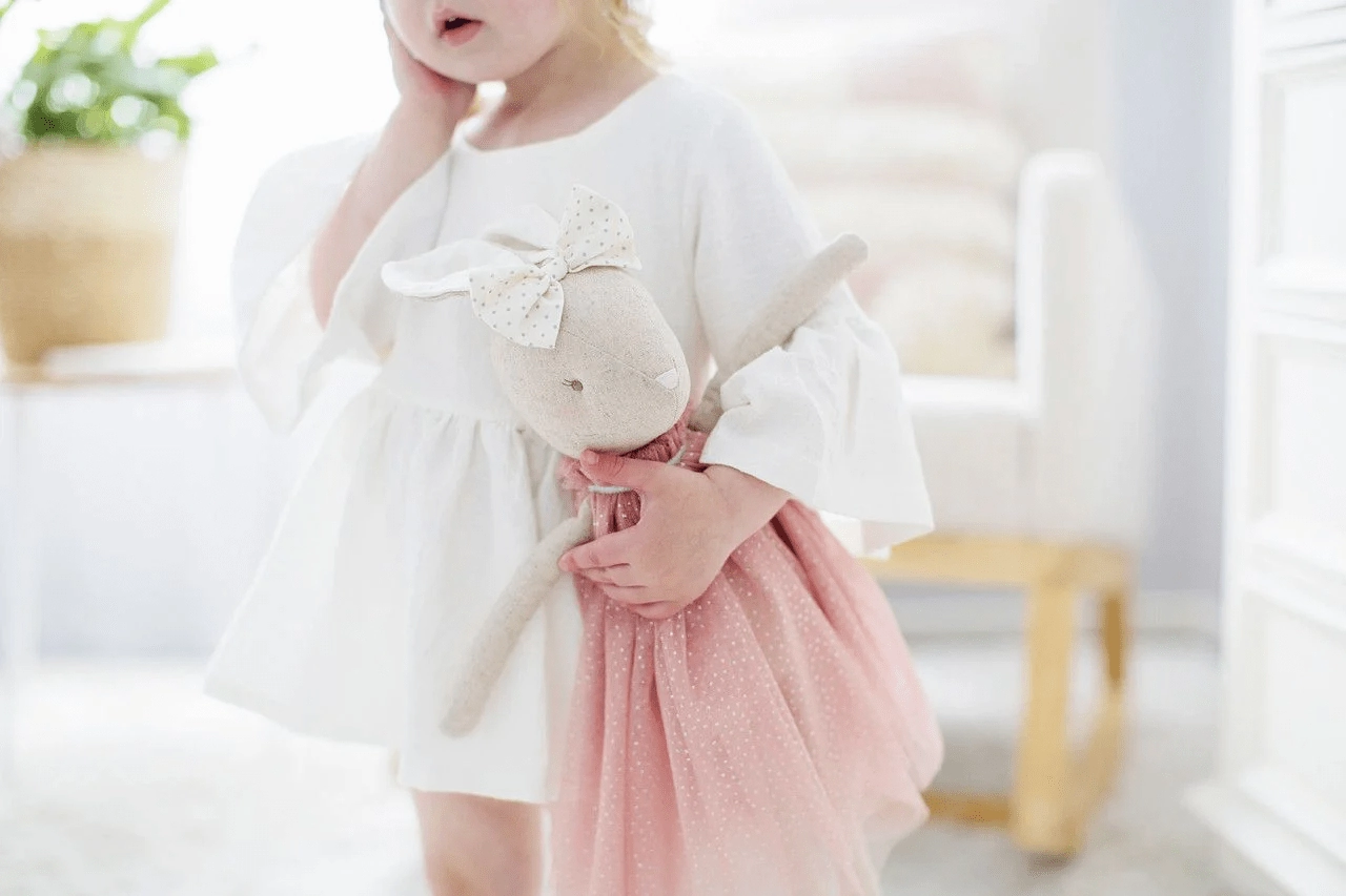 Alimrose Baby Briar Bunny 40cm - Blush
