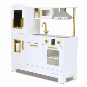 All-in-one Little Chef Munich Play Kitchen With Lights And Sound Effects, White