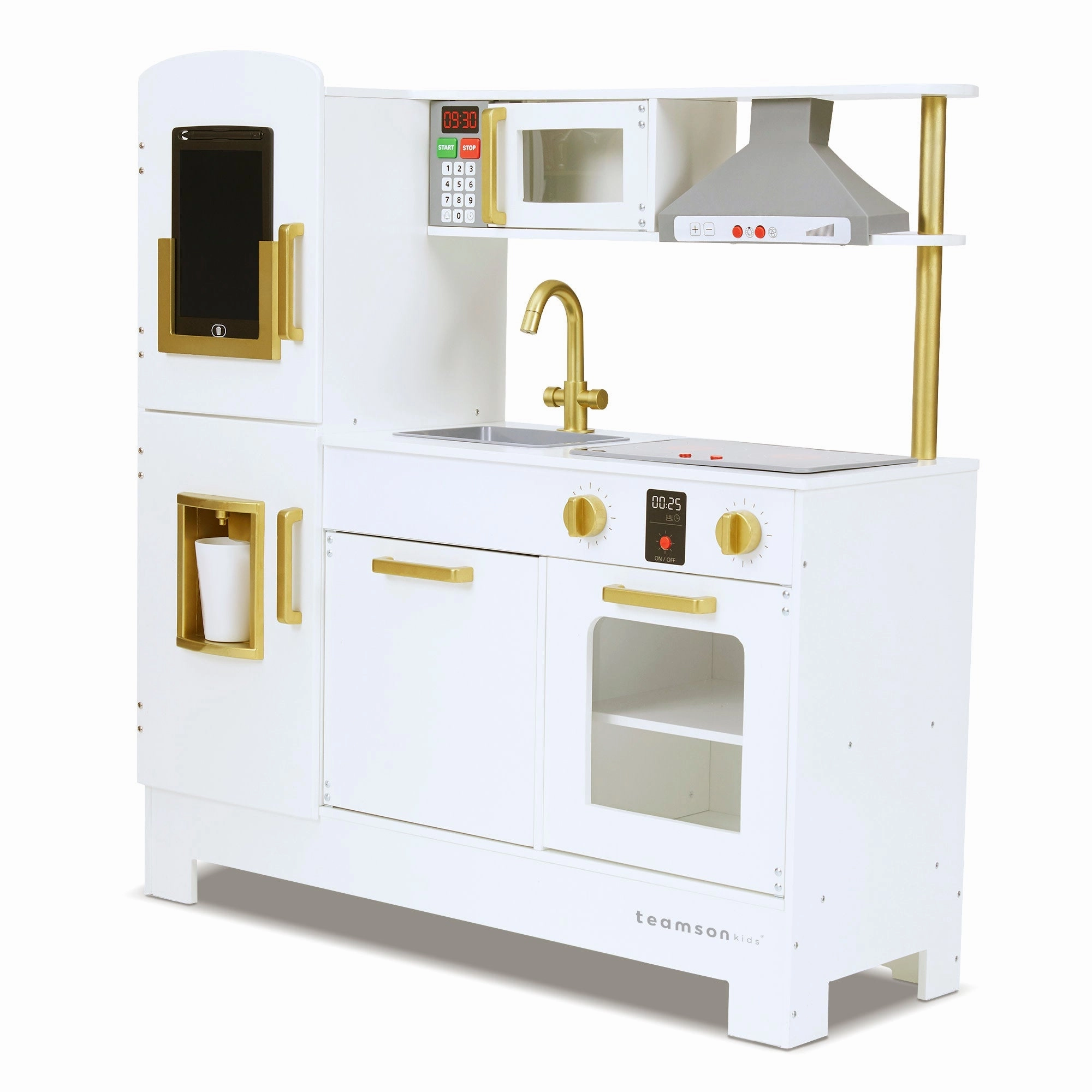 All-in-one Little Chef Munich Play Kitchen With Lights And Sound Effects, White