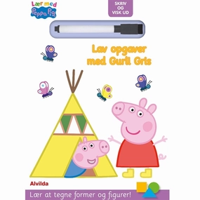 Alvilda L?r med Gurli Gris - Skriv og Visk ud - Lav opgaver med Gurli Gris