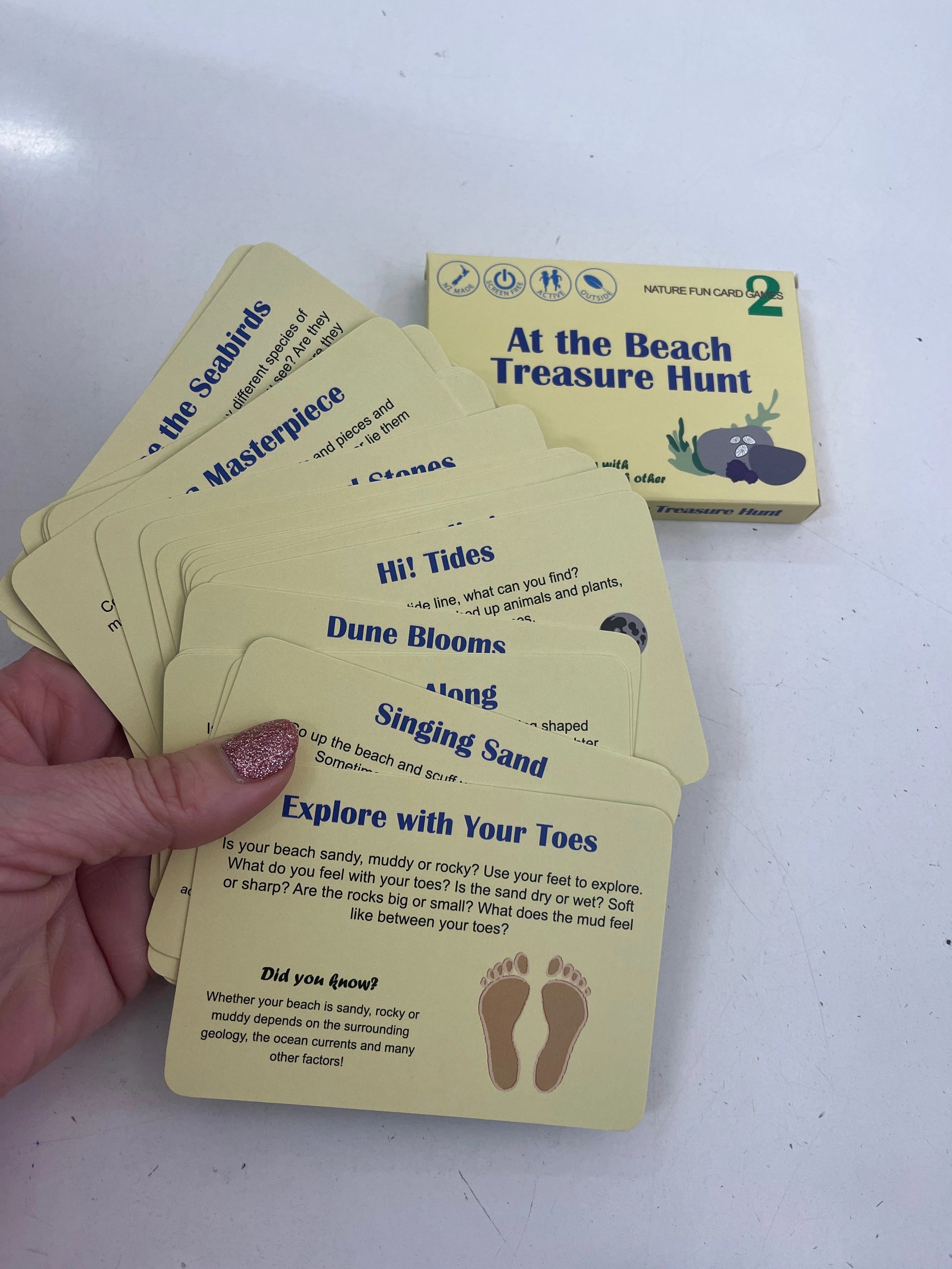 At the Beach Treasure Hunt Card Game