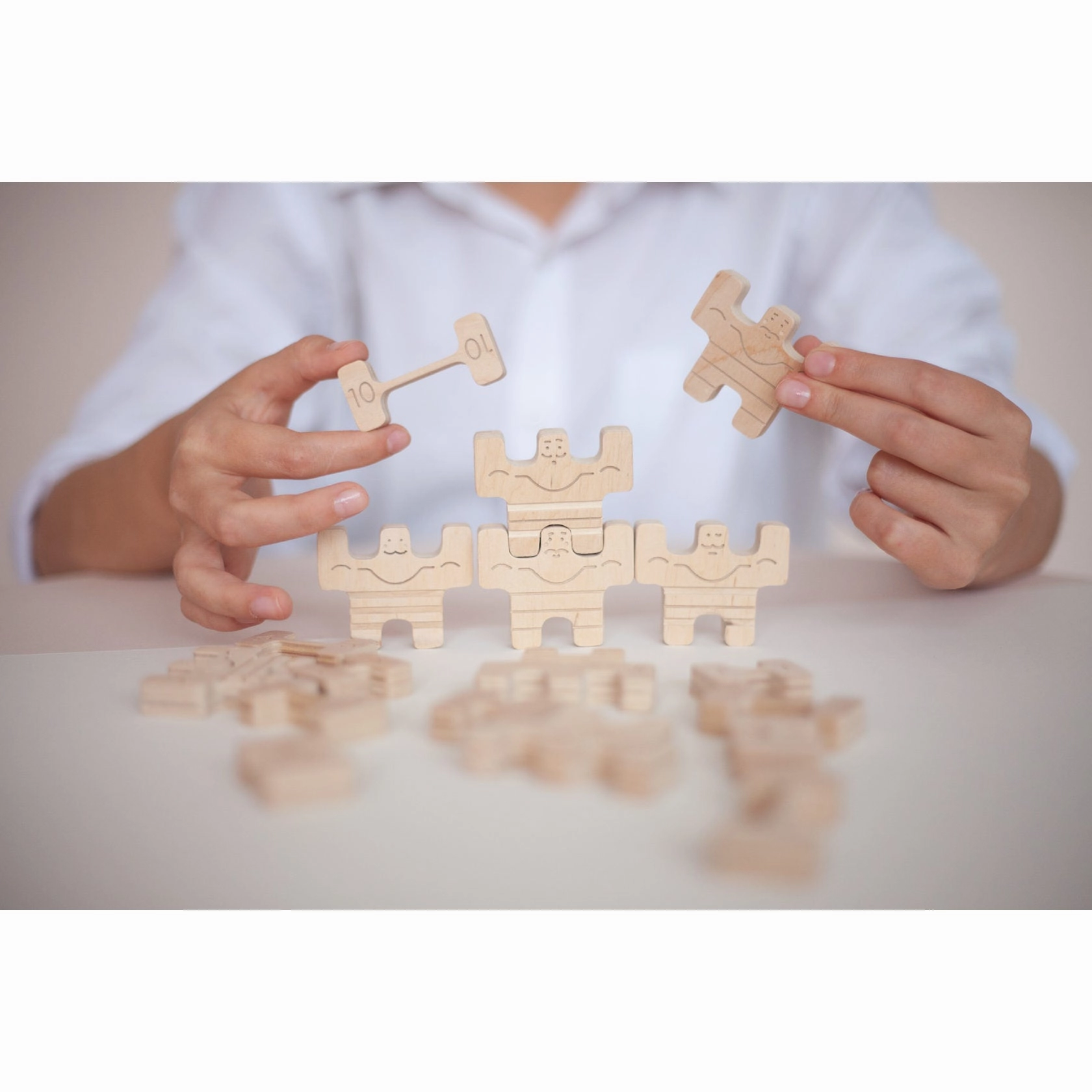 babai Wooden Constructor "Circus Athletes"